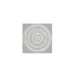 Boho White Mandala Unframed Print Wall Art