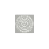 Boho White Mandala Unframed Print Wall Art