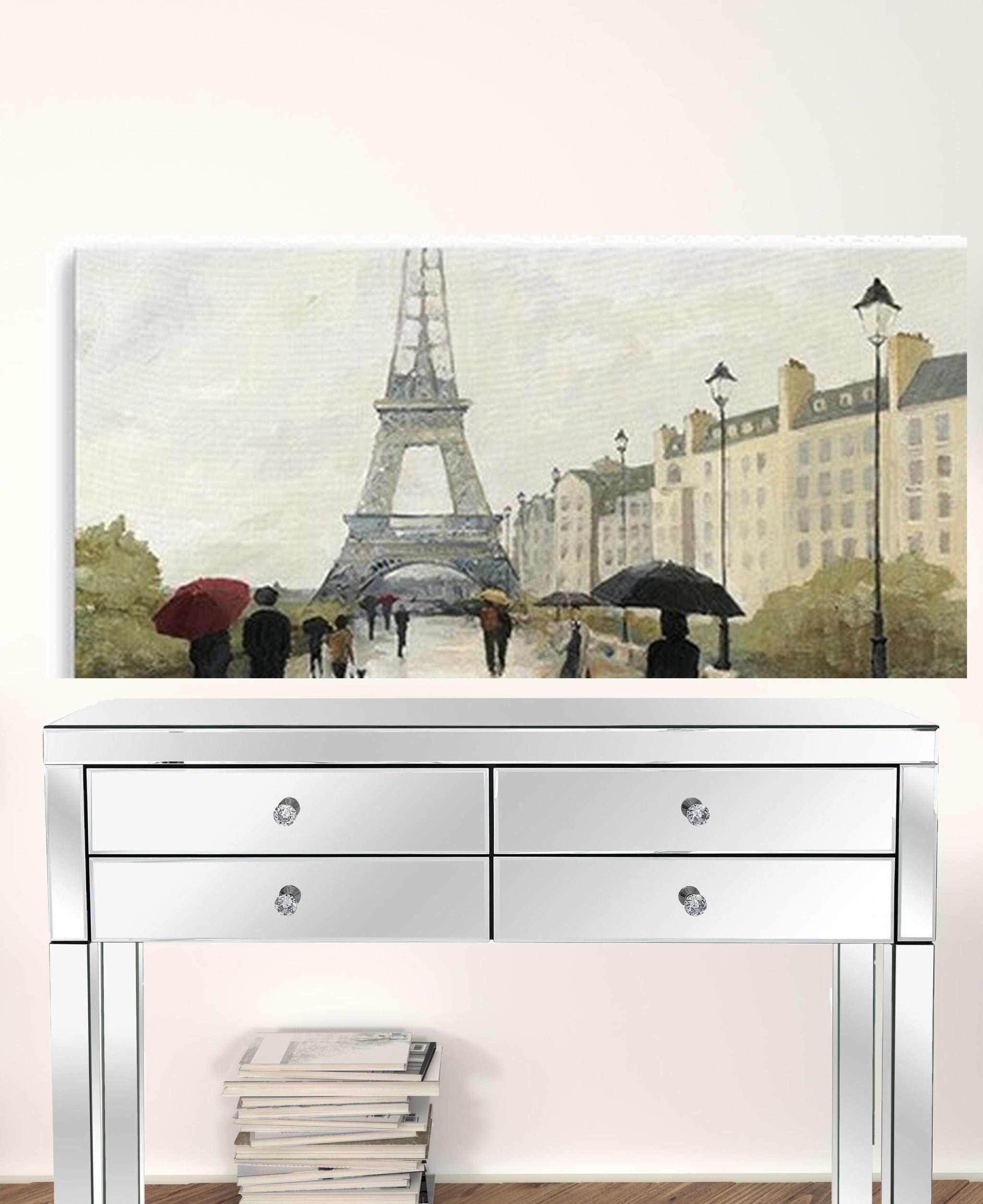 Parisian Rainy Day Unframed Print Wall Art