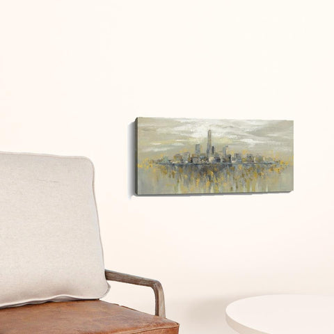 Artistic Manhattan City Skyline Unframed Print Wall Art