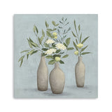 Bohemian Flowers In Ceramic Vases Unframed Print Wall Art