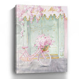 Pretty Pastel Pink Paris Unframed Print Wall Art