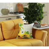 Autumn Vibes Sunflower Throw Pillow