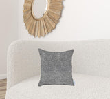 Light Gray Modern Textured Throw Pillow