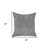 Light Gray Modern Textured Throw Pillow