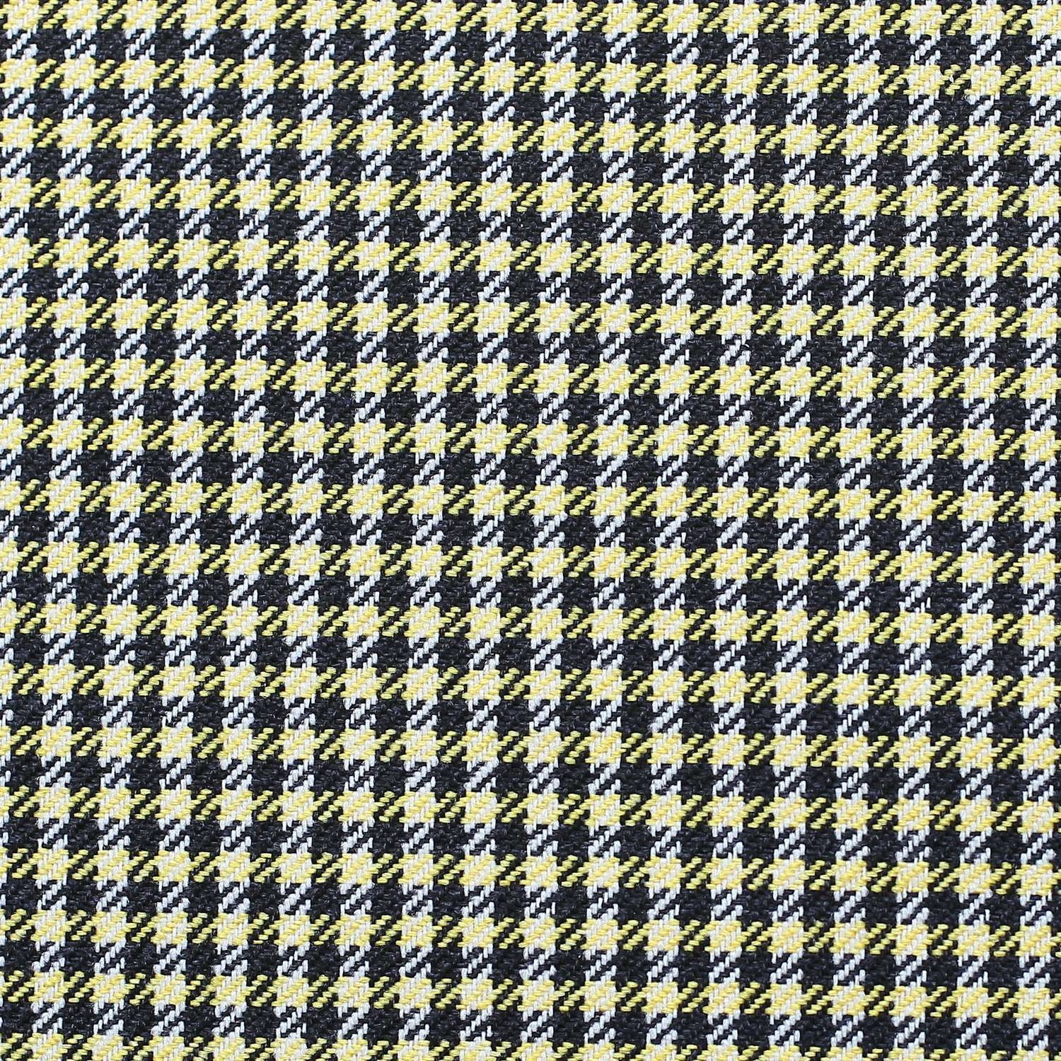 Pale Yellow Houndstooth Pattern Throw Pillow