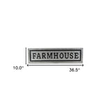 Galvanized Metal Farmhouse Wall Plate