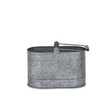 Farmhouse Galvanized Metal Bucket