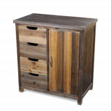 Rustic Natural Accent Storage Cabinet