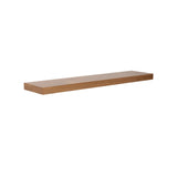 43" Brown Wooden Wall Mounted Floating Shelf