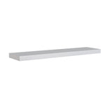 43" White Wooden Wall Mounted Floating Shelf