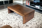 Modern Copper Tone Coffee Table