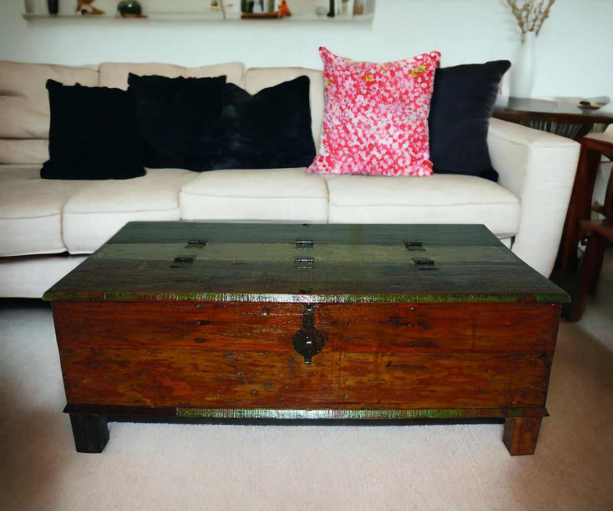 Brown Toned Wooden Coffee Table