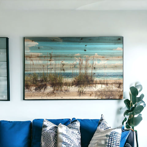 Ocean Sand Dunes Unframed Photograph Wall Art