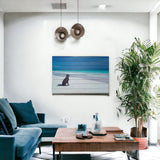 36" Energetic Dog at the Beach Unframed Photograph Wall Art