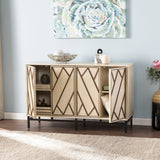 Champagne Deco Buffet Storage Cabinet