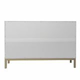 White and Gold Moroccan Dynasty Two Door Accent Cabinet
