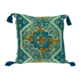 Multicolor Jacquard Woven Throw Pillow