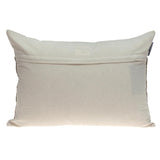 Glam Beige with Golden Sequins Lumbar Throw Pillow