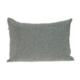 Shimmering Silver Beaded Luxury Throw Pillow