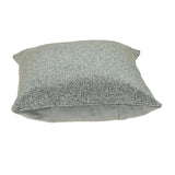 Shimmering Silver Beaded Luxury Throw Pillow