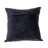 Luxe Velvet Black Beaded Throw Pillow