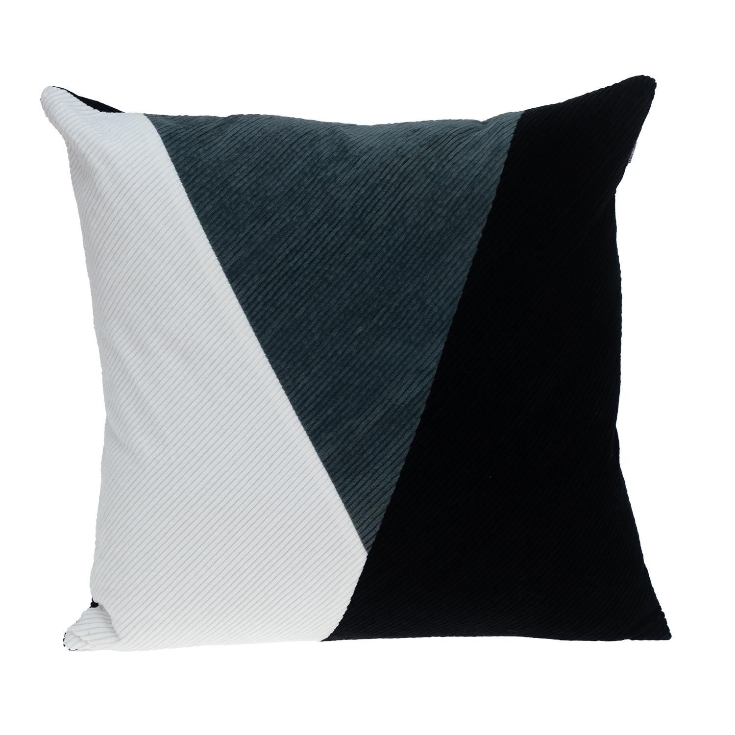 Multicolor Charcoal Highlight Soft Touch Throw Pillow