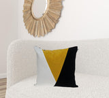 Multicolor Yellow Highlight Soft Touch Throw Pillow