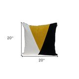 Multicolor Yellow Highlight Soft Touch Throw Pillow