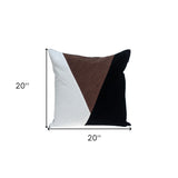 Multicolor Brown Highlight Soft Touch Throw Pillow