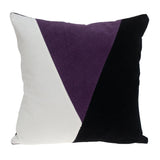 Multicolor Purple Highlight Soft Touch Throw Pillow