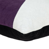 Multicolor Purple Highlight Soft Touch Throw Pillow