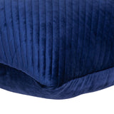 Navy Blue Lumbar Tufted Throw Pillow