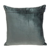 Charcoal Quilted Velvet Geo Decorative Throw Pillow