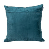 Teal Quilted Decorative Throw Pillow