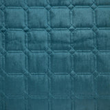 Teal Quilted Decorative Throw Pillow