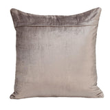 Quilted Taupe Decorative Throw Pillow