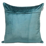 Quilted Teal Decorative Throw Pillow