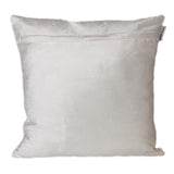 Quilted White Decorative Throw Pillow