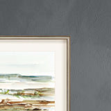 Overcast Wetland Ii Framed Art Silver Picture Frame Print Wall Art