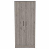 71" Light Gray Tall Two Door Closet