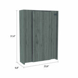24" Light Gray Floating desk