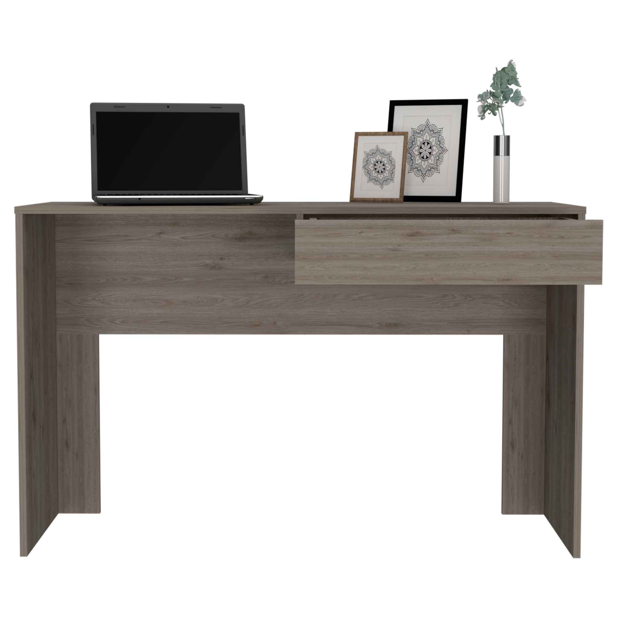 47" Light Gray Computer Desk