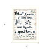 Great Love 2 White Framed Print Wall Art