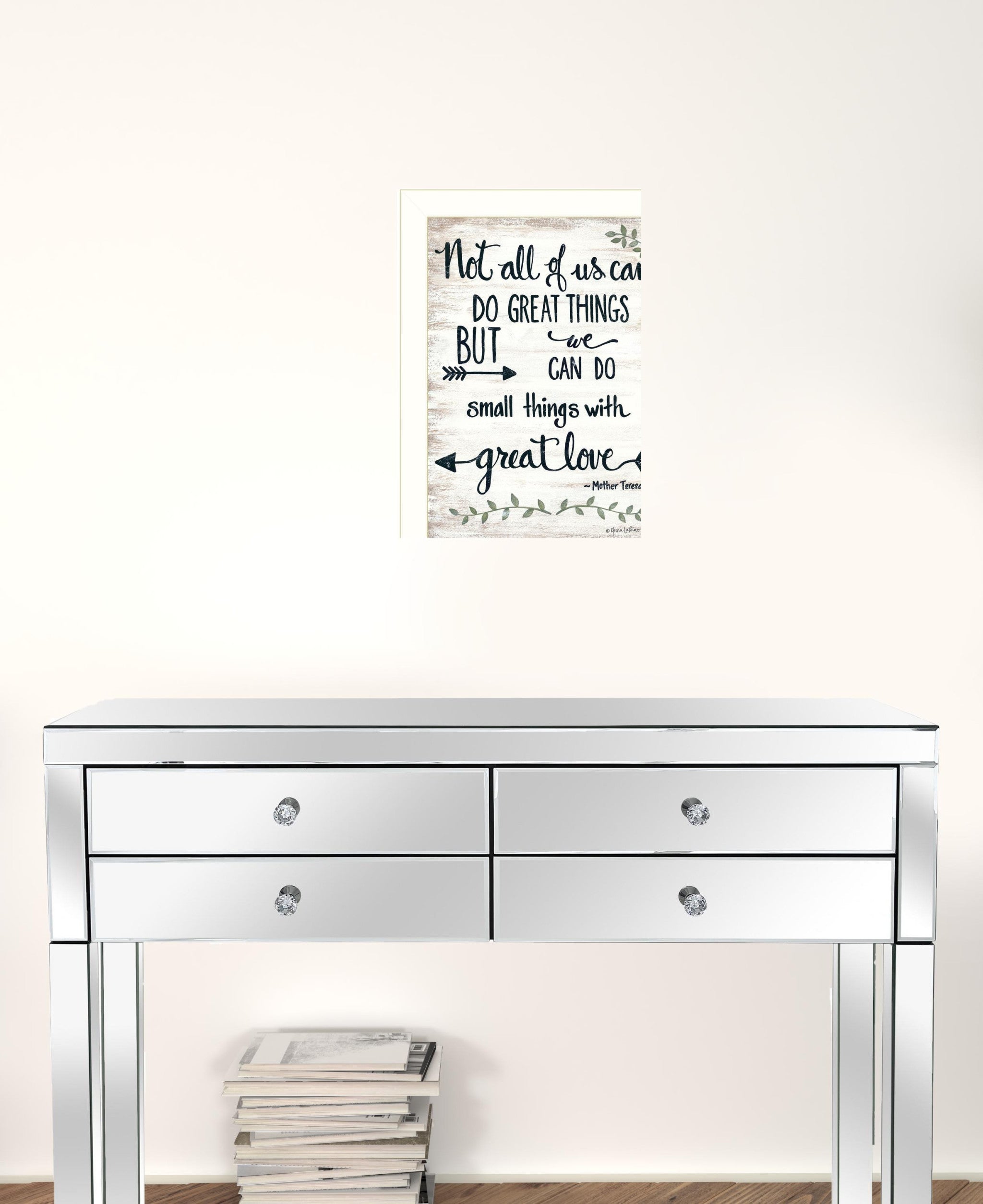 Great Love 2 White Framed Print Wall Art