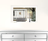 Peace On Earth 2 White Framed Print Wall Art