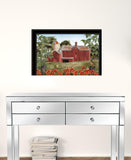 Summer Days 7 Black Framed Print Wall Art