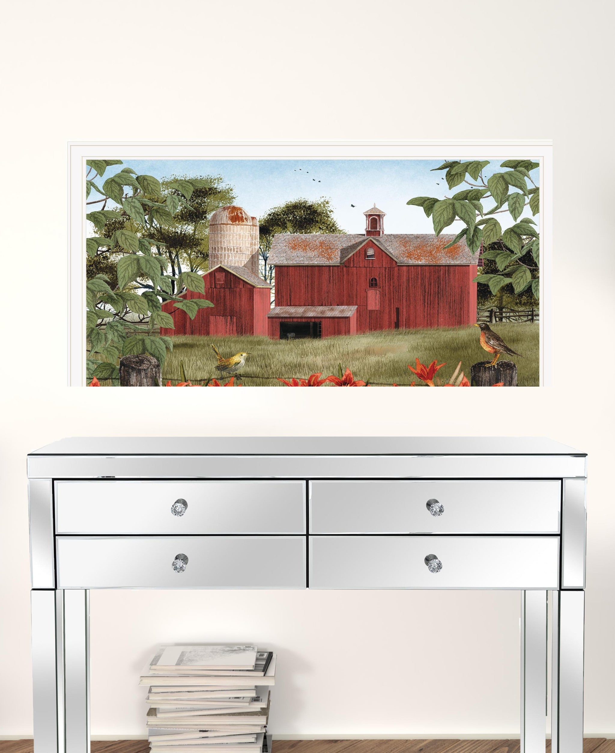 Summer Days 8 White Framed Print Wall Art