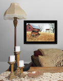 Granddads Old Truck 7 Black Framed Print Wall Art