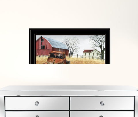 Granddads Old Truck 7 Black Framed Print Wall Art